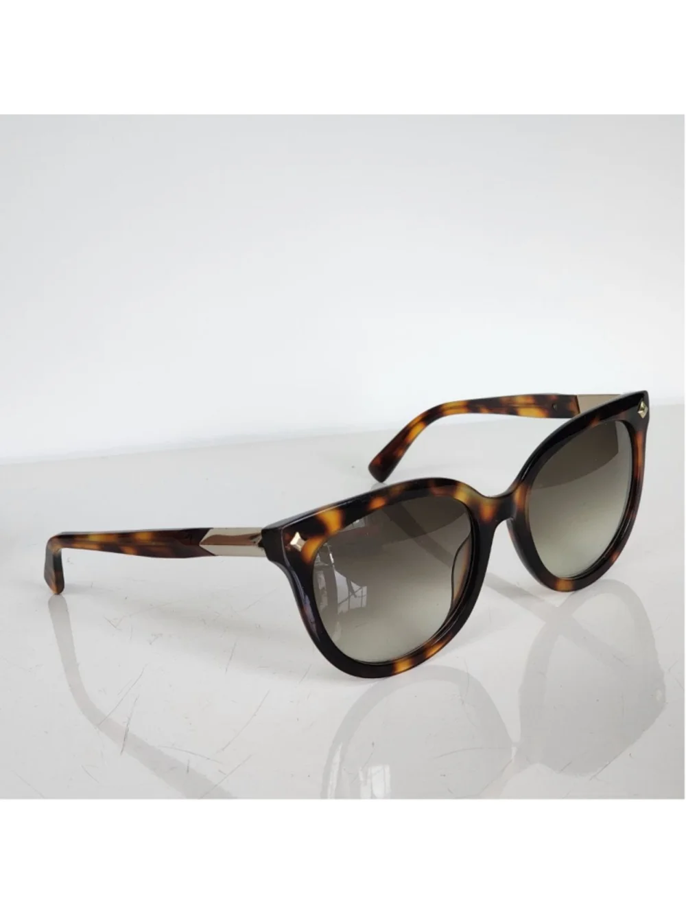 MCM Women's Tortoiseshell Cat Eye Sunglasses‎ Brown Gold
